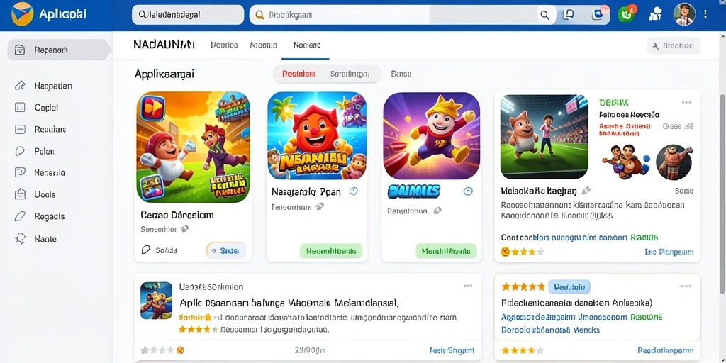 Tampilan antarmuka yang modern dan menarik perhatian.