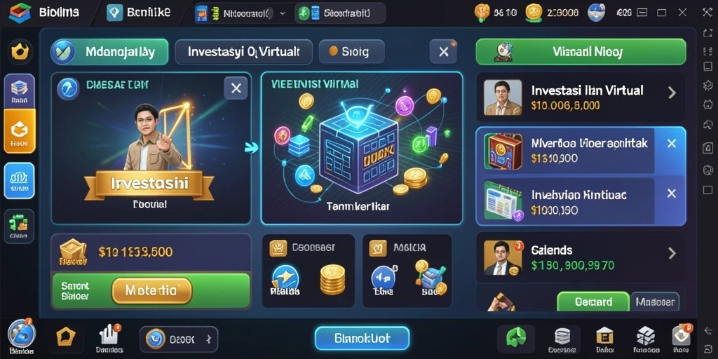Screenshot aplikasi INDORP: Latar kebun yang indah dan rimbun.